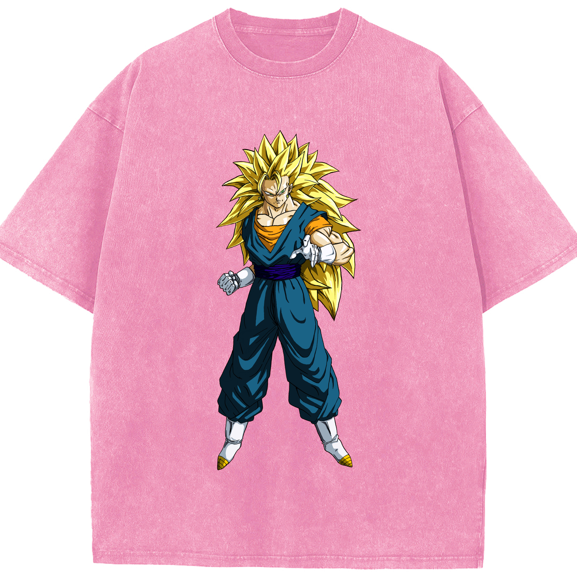 （画像用） ドラゴンボール ベジット DRAGON BALL Vegetto 綿100% ヴィンテージ風 半袖Tシャツ（フロントプリント）